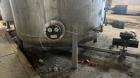 Used Tank, Approximate 950 Gallon, Stainless Steel, Vertical. Approximate 60