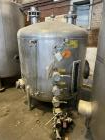 Used Tank, Approximate 550 Gallon, Stainless Steel, Vertical. Approximate 60