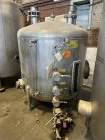 Used-Tank, Approximate 550 Gallon, Stainless Steel, Vertical. Approximate 60