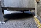 Used Tank, Approximate 650 Gallon, Stainless Steel, Vertical. Approximate 60