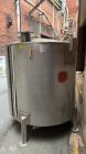 Used-Tank, Approximate 650 Gallon, Stainless Steel, Vertical. Approximate 60