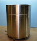 Used- 700 Gallon Specific Mechanical Systems 304 S/S Vertical Single Wall Insulated Tank. Open Top, Flat Bottom. 65 in Strai...