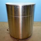 Used- 700 Gallon Specific Mechanical Systems 304 S/S Vertical Single Wall Insulated Tank. Open Top, Flat Bottom. 65 in Strai...