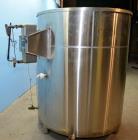 Used- 700 Gallon Specific Mechanical Systems 304 S/S Vertical Single Wall Insulated Tank. Open Top, Flat Bottom. 65 in Strai...