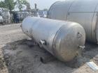 Used Steel Fabricators 316L Stainless Steel Air Receiver Tank – 900 Gallon | 150 PSI | Built 2005
