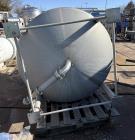 Used 750 Gallon Stainless Steel Vertical Mix Tank – Dual Turbine & Emulsifier (No Drives)