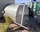 Used Approximately 750 Gallon 304 Stainless Steel Open Top Storage Tank – Vertic