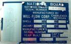 Used Wil Flow kettle, 725 gallon, 304 stainless steel, vertical. 60