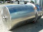 Used Will Flow kettle, 750 gallon, 316 stainless steel, vertical. 48