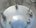USED: Tank, 550 gallon, 316 stainless steel, vertical. 50