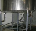 USED: Tank, 825 gallon, 304 stainless steel, vertical. 64