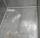 Used: Tank, 490 gallon, 304 stainless steel, rectangular. 42