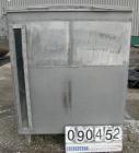 Used: Tank, 730 gallon, 304 stainless steel, rectangular. 42