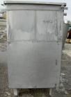 Used: Tank, 730 gallon, 304 stainless steel, rectangular. 42