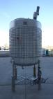 Used Perma-San Kettle, Model 968 PVC, 968 Gallon 316 Stainless Steel, Vertical.