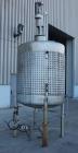 Used Perma-San Kettle, Model 968 PVC, 968 Gallon 316 Stainless Steel, Vertical.