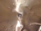 Used Perma-San Kettle, Model 968 PVC, 968 Gallon 316 Stainless Steel, Vertical.