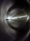 Used AB Process Tank, Model CT-150, 500 Gallon, 304 Stainless Steel, Vertical.