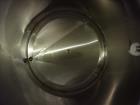 Used AB Process Tank, Model CT-150, 500 Gallon, 304 Stainless Steel, Vertical.