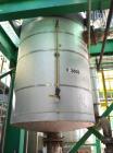 Used- Alaskan Copper Works Pressure Tank, Approximate 500 Gallon, 316L Stainless Steel, Vertical. Approximate 42” diameter x...