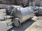 Used- Alloy Fabricators Inc. approximately 950 gallon 304 stainless steel vertical mix tank. 57