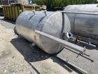 Gebraucht - Alloy Fabricators Inc. ca. 950 Gallonen Edelstahl 304 vertikaler Mischtank. 57' Durchmesser x 84' hohe gerade Se...