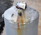 Used- Arrow Tank & Engineering Pressure Tank, 570 Gallons, 304L Stainless Steel, Vertical. Approximate 48” diameter x 68” st...