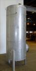 Used Bendel Tank, Approximate 500 Gallon, 304L Stainless Steel, Vertical.