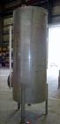 Used Bendel Tank, Approximate 500 Gallon, 304L Stainless Steel, Vertical.