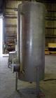 Used Bendel Tank, Approximate 500 Gallon, 304L Stainless Steel, Vertical.