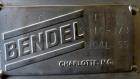 Used Bendel Tank, Approximate 500 Gallon, 304L Stainless Steel, Vertical.