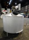 Used Blentech Tank, Model Tank 850-A, Approximately 650 Gallons, 304 Stainless Steel, Vertical. 72