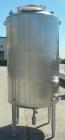 Used Cherry Burrell Tank, 600 gallon, 316 stainless steel, vertical. 48