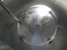 Used Cherry Burrell Tank, 600 gallon, 316 stainless steel, vertical. 48