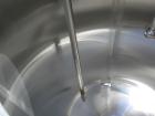 Used Cherry Burrell Tank, 600 gallon, 316 stainless steel, vertical. 48
