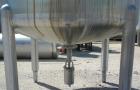 Used Cherry Burrell Tank, 600 gallon, 316 stainless steel, vertical. 48