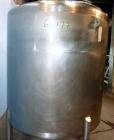 Used- Cherry Burrell Tank, 750 Gallon, Stainless Steel, Vertical.  60