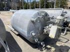 Gebraucht - Circleville Metal Works Inc. ca. 750 Gallonen 304 Edelstahl vertikaler Mischtank. 60' Durchmesser x 60' hohe ger...