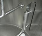 Used Creamery Package Tank, 500 Gallon, 304 stainless steel, vertical. 60