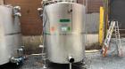 Used-Industries D'Acler Tank, Approximate 3400 Liter (898 Gallon), 304 Stainless Steel, Vertical. Approximate 60