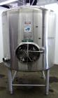 Used DCI WFI Storage Pressure Tank, 500 Gallon, 316L Stainless Steel, Vertical. 53-3/4” Diameter x 44” straight side, dished top and bottom. Internal rated +30/-15 psi at 250 degrees F. Openings top ...