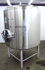 Used- DCI WFI Storage Pressure Tank, 500 Gallon, 316L Stainless Steel, Vertical. 53-3/4” Diameter x 44” straight side, dishe...