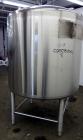 Used- DCI WFI Storage Pressure Tank, 500 Gallon, 316L Stainless Steel, Vertical. 53-3/4” Diameter x 44” straight side, dishe...