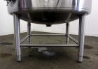 Used DCI WFI Storage Pressure Tank, 500 Gallon, 316L Stainless Steel, Vertical. 53-3/4” Diameter x 44” straight side, dished top and bottom. Internal rated +30/-15 psi at 250 degrees F. Openings top ...