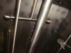 Used DCI 750 Gallon stainless steel, hot water jacketed, process tank with dual agitation, Lightnin style mixer and additional product whip.Dims- 79