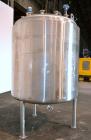 Unused- DCI Pressure Tank, 3000 Liter (792 Gallon), 316L Stainless Steel, Vertical. 60’’ Diameter x 58’’ straight side, dished top and bottom. Internal rated 50/-15 psi at 350 degrees F. Tank insulat...