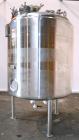 Unused- DCI Pressure Tank, 3000 Liter (792 Gallon), 316L Stainless Steel, Vertical. 60’’ Diameter x 58’’ straight side, dished top and bottom. Internal rated 50/-15 psi at 350 degrees F. Tank insulat...