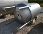 Unused- DCI Pressure Tank, 686 Gallon (2600 Liter), 316L Stainless Steel, Vertical. Approximate 48