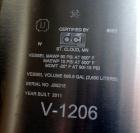 Used Unused DCI Pressure Tank, 686 Gallon (2600 Liter), 316L Stainless Steel, Vertical. Approximate 48