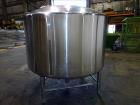 Used DCI Tank, 800 Gallon, 316 Stainless Steel, Vertical.